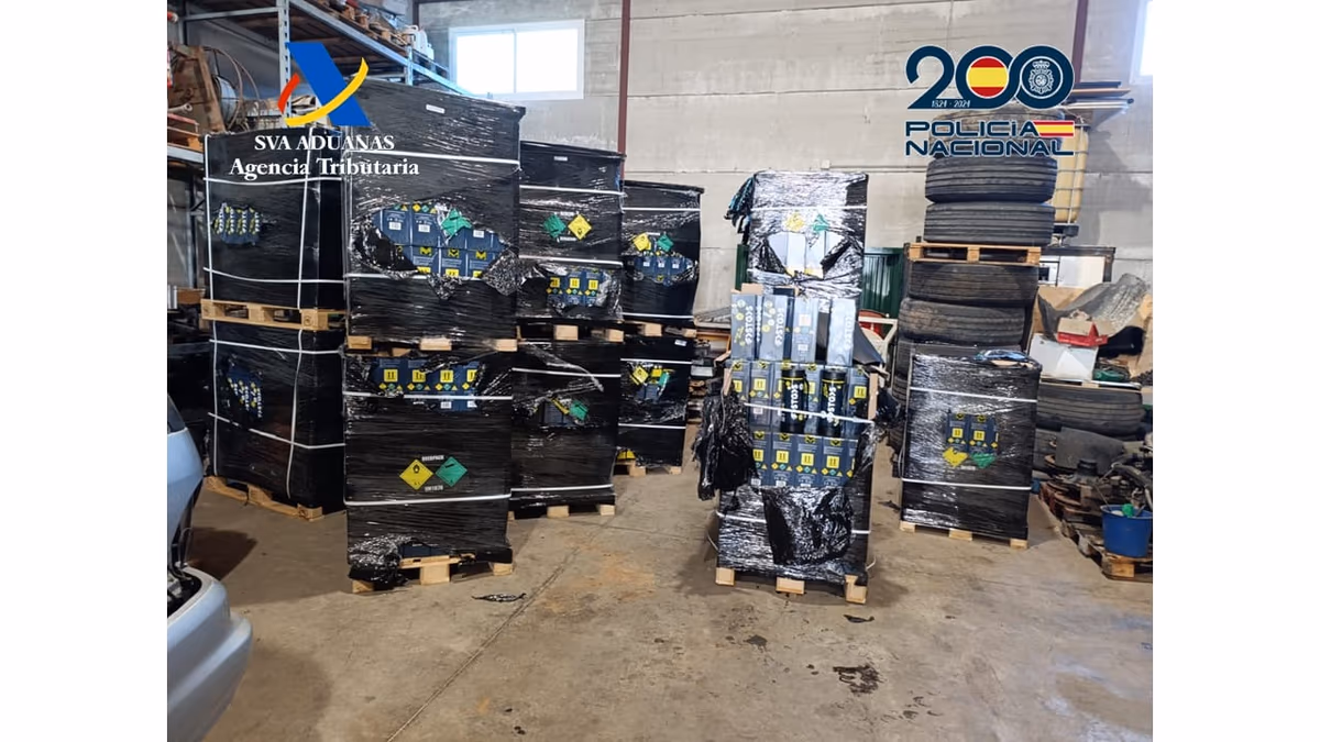 2,5 Millionen Zigaretten und über 5000 Liter Lachgas sichergestellt